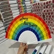 Handheld Folding Fan 9" | https://www.bestnamebadges.com