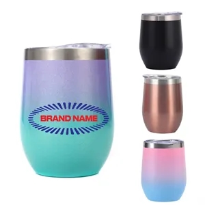 12 Oz.Stainless Steel Vacuum Insulated Eggshell Cup