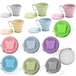 Portable Leak-Proof Silicone Collapsible Cup | https://www.bestnamebadges.com