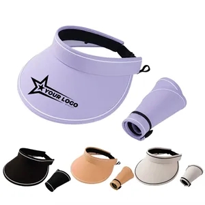 Wide-Brimmed Foldable Portable Travel Visor Sun Hat