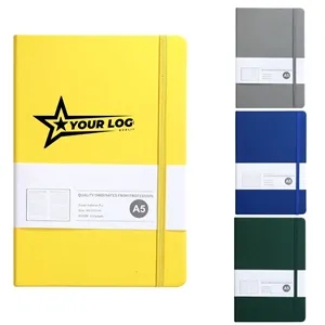 Simple Business Office Portable Notebook With Strap