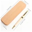Customizable Wooden Pen Set With Engraving And Patterns | https://www.bestnamebadges.com
