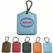 Portable Reusable Leather Keychain Pendant | https://www.bestnamebadges.com