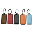 Portable Reusable Leather Keychain Pendant | https://www.bestnamebadges.com