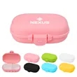 Small Travel Pill Case With 4 Compartments | https://www.bestnamebadges.com