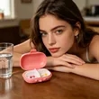 Small Travel Pill Case With 4 Compartments | https://www.bestnamebadges.com