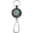 Transparent Badge Reel with Carabiner and Keyring | https://www.bestnamebadges.com