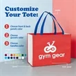 Color Combination Non-Woven Shopping Tote | https://www.bestnamebadges.com
