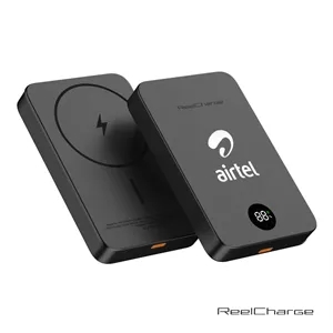 ReelCharge Semi Solid State Aluminum Power Bank - 10K