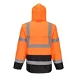PORTWEST® Hi-Vis Contrast Waterproof Rain Traffic Jacket | https://www.bestnamebadges.com