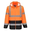 PORTWEST® Hi-Vis Contrast Waterproof Rain Traffic Jacket | https://www.bestnamebadges.com