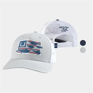 HUK® Angler Trucker Hat with Snap Closure & Custom Logo