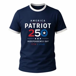 Unisex America250 Sublimated Economy Short Sleeve T-Shirt