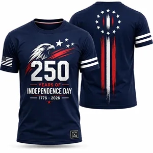 Dye Sublimated America250 Crew Neck Performance T Shirt