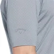 Callaway Men's SS All Over Stitched Chev Polo | https://www.bestnamebadges.com