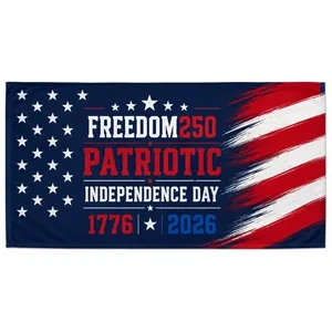 Custom Full Color America250 Beach Towel ( 32'' x 70'' )