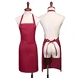 8 oz. Uniform fabric hang neck Kitchen aprons w/ 2 pockets | https://www.bestnamebadges.com