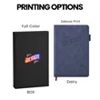 TiTUS® PU Leather A5 Notebook with Bookmark & Gift Box | https://www.bestnamebadges.com