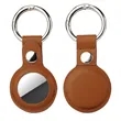 Genuine Leather AirTag Case | https://www.bestnamebadges.com