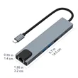 Docking Station 8 in 1 Type C Hub | https://www.bestnamebadges.com