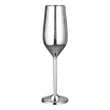 Stainless Steel Cocktail Champagne Flute | https://www.bestnamebadges.com
