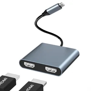 USB C to Dual HDMI Adapter
