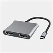 USB C to Dual HDMI Adapter | https://www.bestnamebadges.com