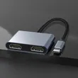USB C to Dual HDMI Adapter | https://www.bestnamebadges.com