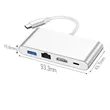 4-in-1 Type-C to USB 3.0 RJ45 HDMI PD Converter Adapter Hub | https://www.bestnamebadges.com