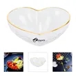Heart shape Glass bowl | https://www.bestnamebadges.com