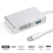 USB C to VGA HDMI DVI Adapter | https://www.bestnamebadges.com