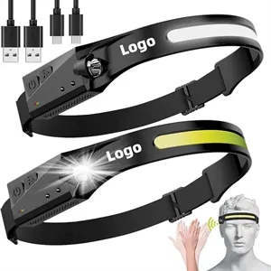 LED Induction Headlamp  Motion Sensor Headlight