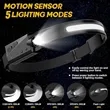 LED Induction Headlamp  Motion Sensor Headlight | https://www.bestnamebadges.com