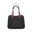 Leather Nylon Shoulder Tote Bag | https://www.bestnamebadges.com