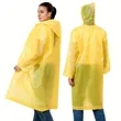 Transparent Reusable Rain Poncho | https://www.bestnamebadges.com