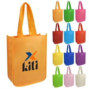 Full Color Non Woven Shopping Tote Bag 9.4"x11.8"x4.7"