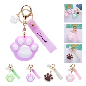 Mosquito Repellent Cat Paw Keychain