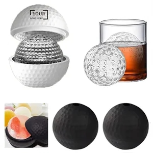 Single-Hole Silicone Golf Ball Ice Sphere Mold