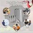 8 oz Stainless Steel Hip Flask Gift Set | https://www.bestnamebadges.com