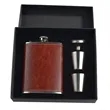 8 oz Stainless Steel Hip Flask Gift Set | https://www.bestnamebadges.com