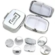Portable Round Metal Pill Box | https://www.bestnamebadges.com