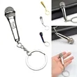Miniature Replica Microphone Keychain | https://www.bestnamebadges.com