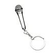 Miniature Replica Microphone Keychain | https://www.bestnamebadges.com