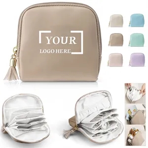 Mini Vegan Leather Cosmetic Pouch