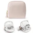 Mini Vegan Leather Cosmetic Pouch | https://www.bestnamebadges.com