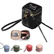 Mini Cylindrical Leather Pouch | https://www.bestnamebadges.com