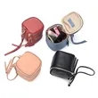Mini Cylindrical Leather Pouch | https://www.bestnamebadges.com