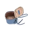 Mini Cylindrical Leather Pouch | https://www.bestnamebadges.com
