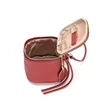 Mini Cylindrical Leather Pouch | https://www.bestnamebadges.com