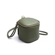 Mini Cylindrical Leather Pouch | https://www.bestnamebadges.com